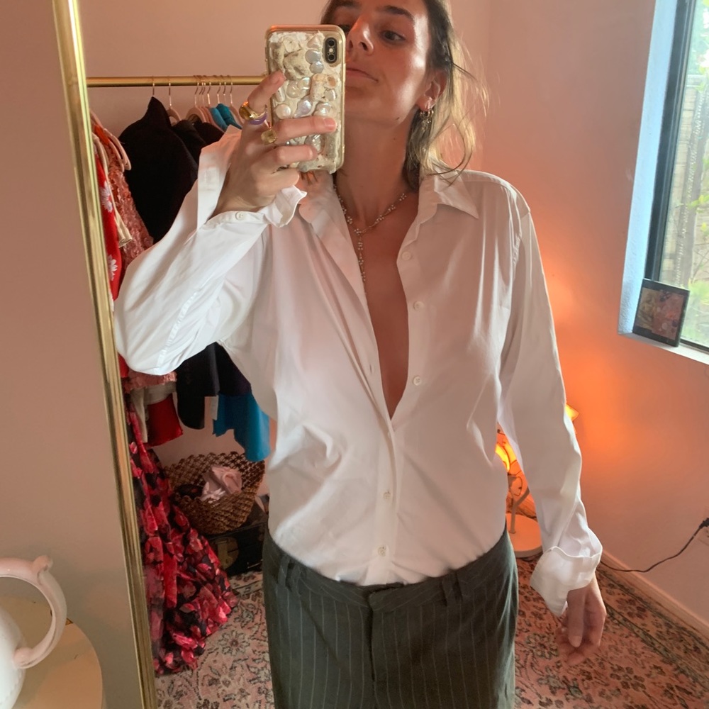 White Theory Button Up - image 5